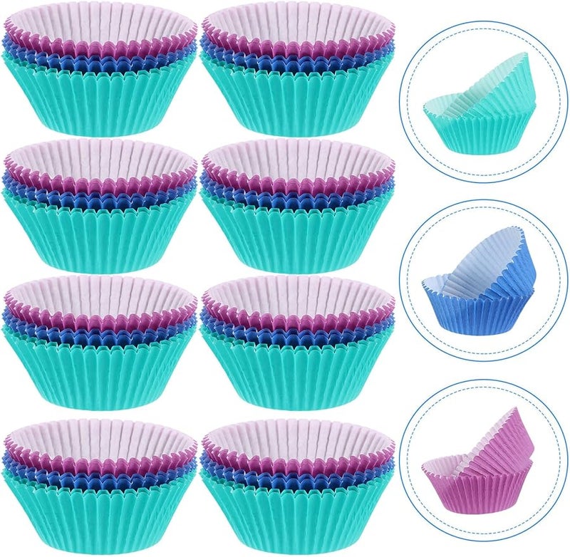 Safigle 300pcs Colorful Small Muffin Cups Greaseproof Baking Liners for Parties - Image 5